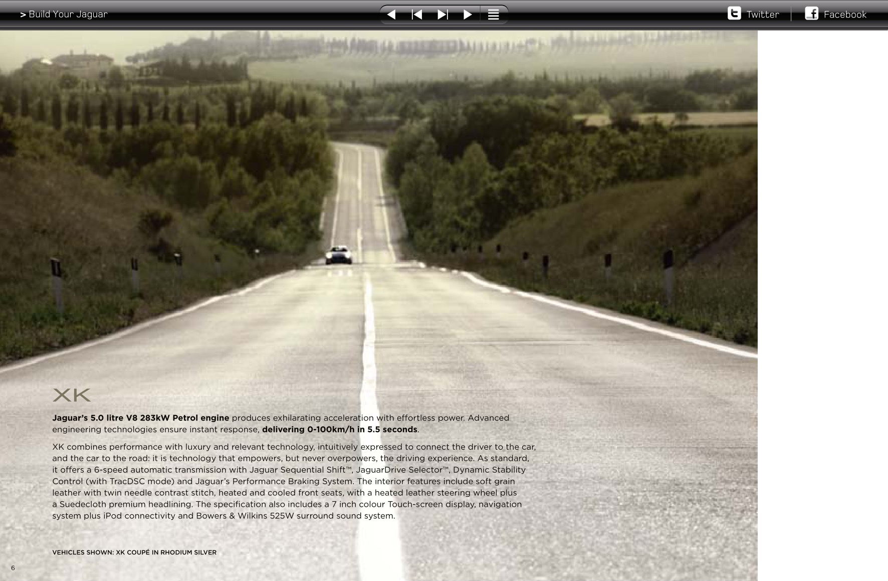 2013 Jaguar XK Brochure Page 12